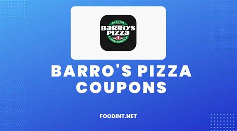 Barros pizza coupons  Locations & Ordering
